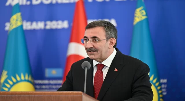 Cumhurbaşkanı Yardımcısı Yılmaz, ”TürkiyeKazakistan Hükümetler Arası KEK Toplantısı İmza Töreni”nde konuştu: