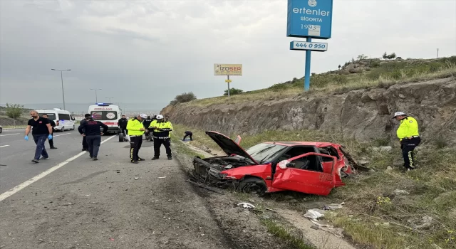 Kayseri’de şarampole devrilen otomobilin sürücüsü öldü