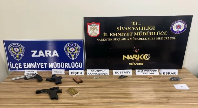 Sivas’ta uyuşturucu operasyonunda yakalanan 4 kişi tutuklandı