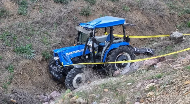 Çorum’da uçurumdan yuvarlanan traktörün sürücüsü öldü
