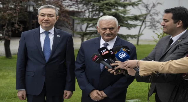 TDT Aksakallar Konseyi Başkanı Yıldırım, Kazakistan’ın Ankara Büyükelçiliğini ziyaret etti: