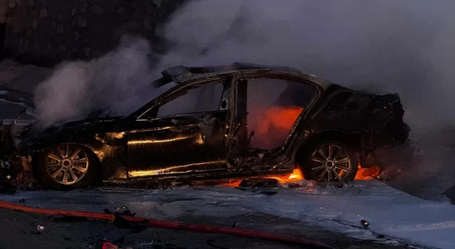 Aksaray’da otomobilin devrildiği kazada 6 kişi yaralandı