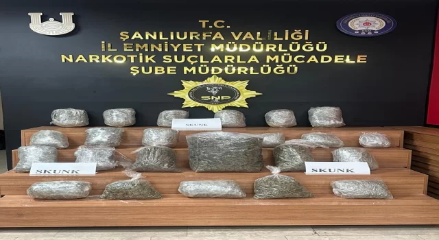 Şanlıurfa’da 22 kilo 700 gram sentetik uyuşturucu ele geçirildi