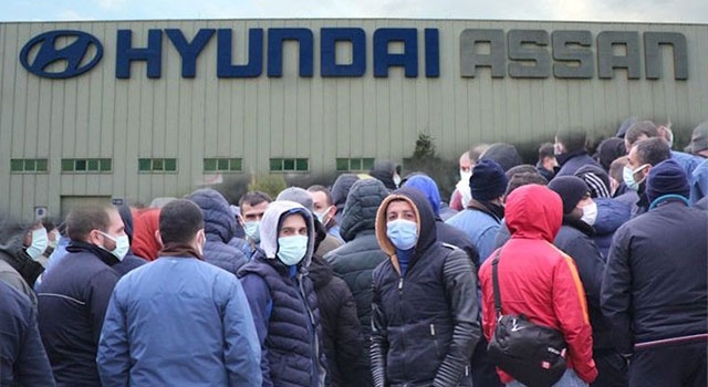 Hyundai Assan karıştı! İşçiler, yönetimi istifaya çağırdı!