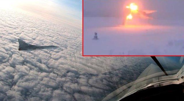Rusya'ya ait bombardıman uçağı düştü