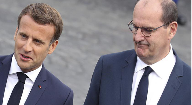 Fransa'da Başbakan Castex, Macron'un arkasında durdu, askerleri kınadı