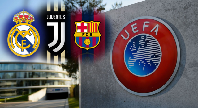 UEFA'dan Real Madrid, Barcelona ve Juventus'a disiplin soruşturması