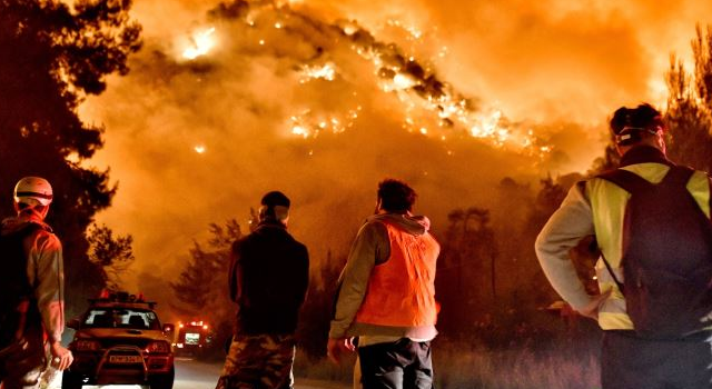 Yunanistan’da orman yangını: Çalışmalar devam ediyor