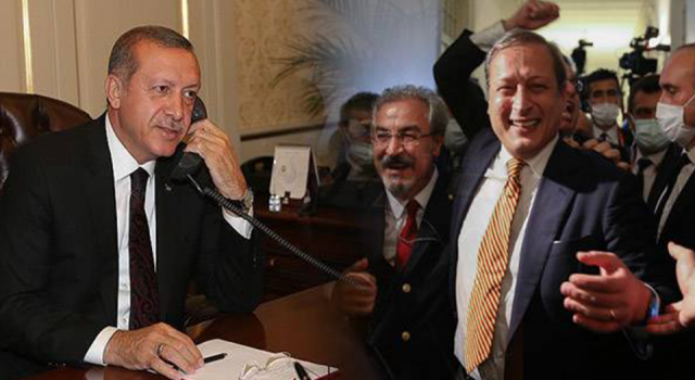 Erdoğan'dan Elmas'a tebrik telefonu