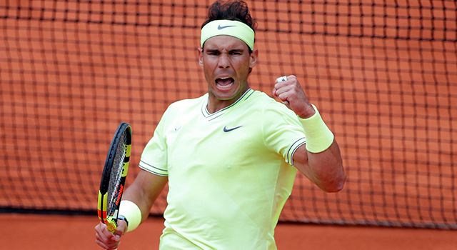 Fransa Açık tek erkeklerde son çeyrek final bileti Nadal'ın