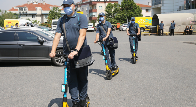 PTT, Bugün İtibarıyla Elektrikli Scooter ile Teslimata Başladı