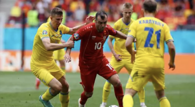 Ukrayna, Kuzey Makedonya'yı 2-1 mağlup etti