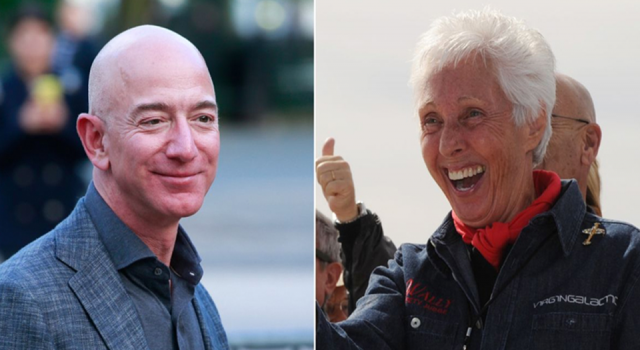 82 yaşındaki kadın pilot, Jeff Bezos ile uzaya uçacak