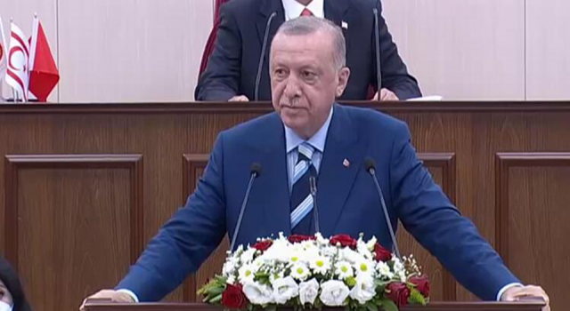 Erdoğan KKTC Cumhuriyet Meclisi'nde