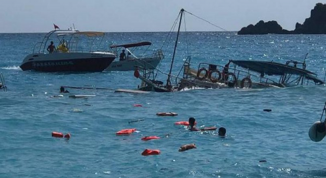 Fethiye'de batan tur teknesinden acı haber