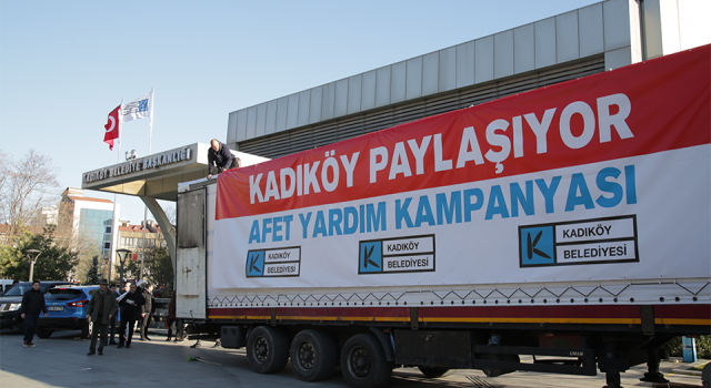 Kadıköy'den afet yardım kampanyası