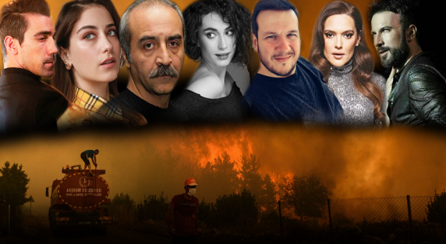 "Türkiye'nin Sanatçıları" yangın için mücadele ediyor!