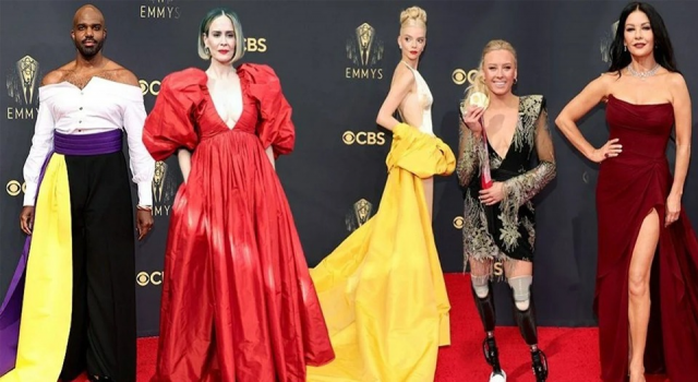 2021 Emmy Ödülleri'nde kırmızı halı şıklığı yaşandı