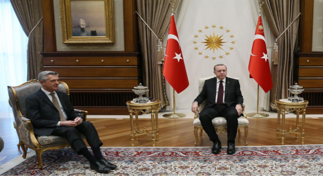 Cumhurbaşkanı Erdoğan, BM Mülteciler Yüksek Komiseri ile görüştü
