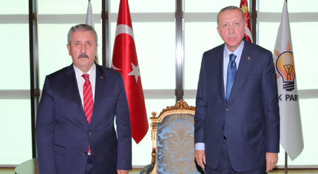 Cumhurbaşkanı Erdoğan, Mustafa Destici ile görüştü