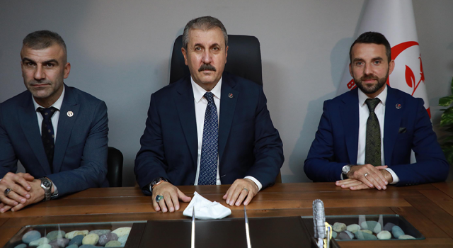 BBP Genel Başkanı Mustafa Destici'den CHP ve İYİ Parti'ye "HDP" tepkisi