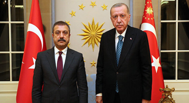 Erdoğan, Merkez Bankası Başkanı Şahap Kavcıoğlu ile görüştü