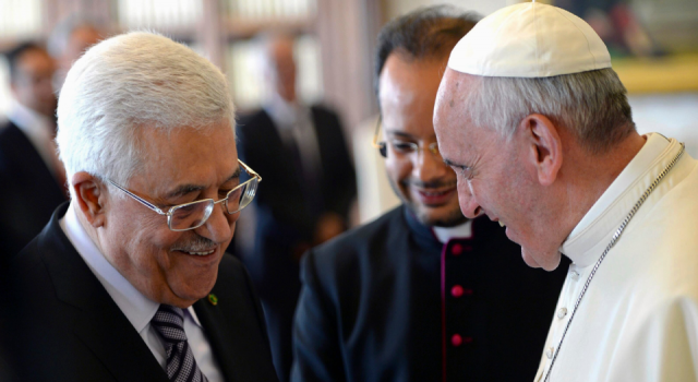 Filistin Devlet Başkanı Abbas'dan Papa Franciscus'a ziyaret