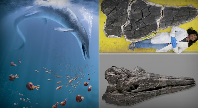 Devasa bir 'deniz canavarı' fosili keşfedildi