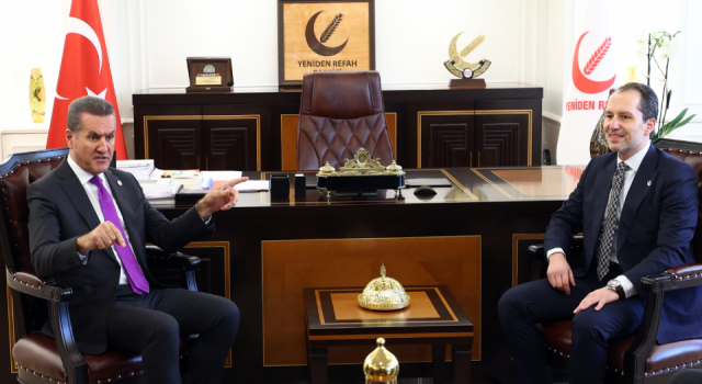 Mustafa Sarıgül'den Fatih Erbakan'a ziyaret