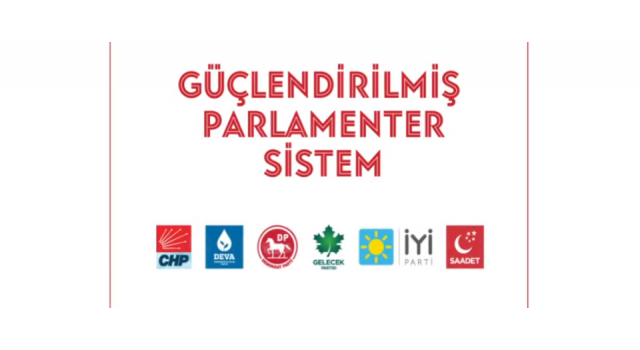 Altı muhalefet partisinin uzlaştığı "Güçlendirilmiş Parlamenter Sistemi" özeti