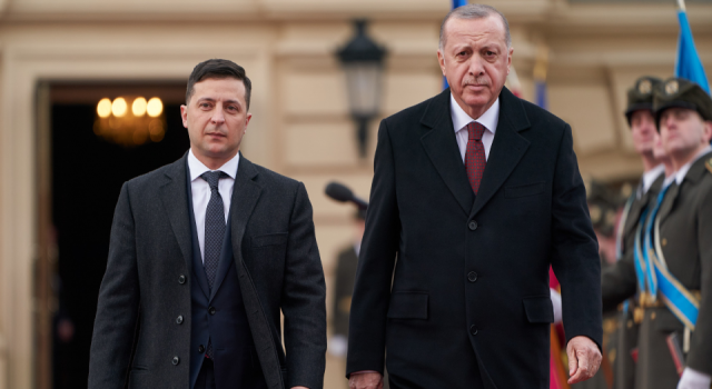 Cumhurbaşkanı Erdoğan, Ukrayna Lideri Zelenskiy ile görüştü