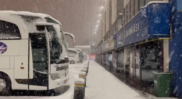 İstanbul'da otogarlardan otobüs çıkışları durduruldu