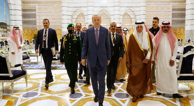 Cumhurbaşkanı Erdoğan, Suudi Arabistan’da
