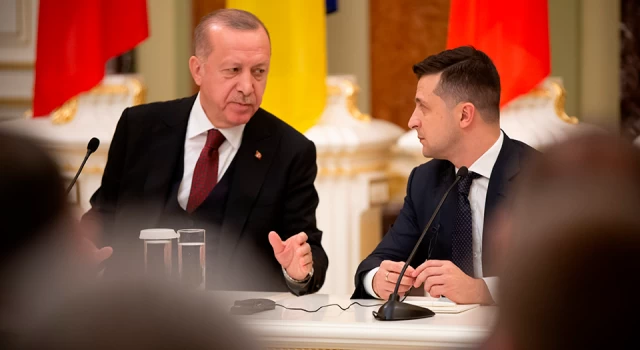 Cumhurbaşkanı Erdoğan, Ukrayna lideri Zelenskiy ile görüştü