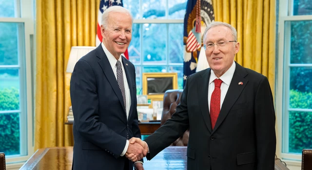 Joe Biden, Washington Büyükelçisi Mercan'ı kabul etti