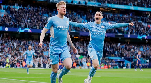 Şampiyonlar Ligi'nde bol gollü mücadelenin kazananı Manchester City