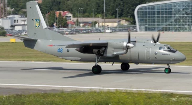Ukrayna'ya ait nakliye uçağı düştü; can kayıpları var