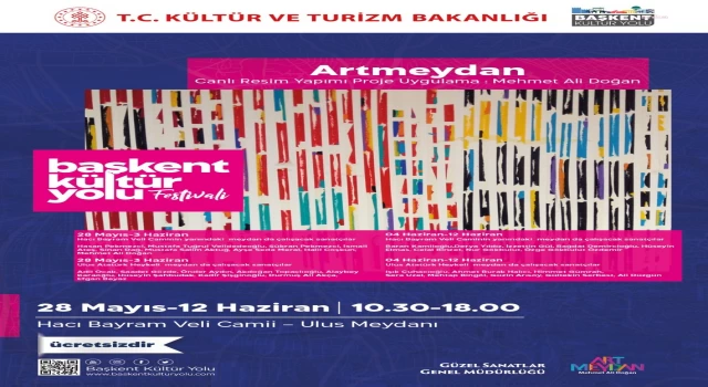 Ankara’da 33 ressam meydanlarda resim çizecek