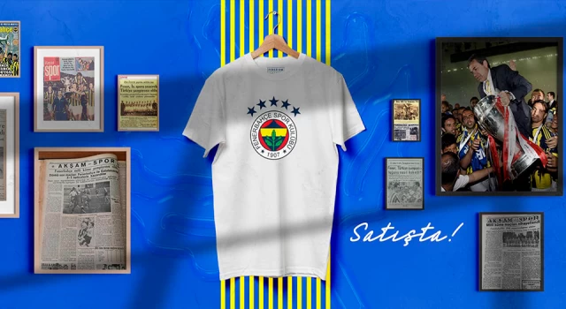 Fenerbahçe, 5 yıldızlı tişörtleri satışa sundu