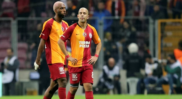 Galatasaray'da Feghouli ve Babel taraftara veda etti