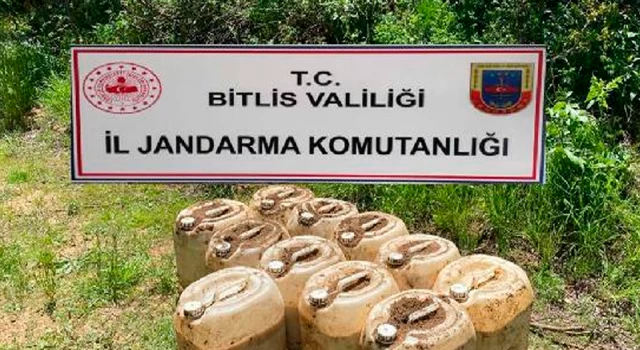 İçişleri Bakanlığı: Bitlis'te 430 kilogram amonyum nitrat ele geçirildi