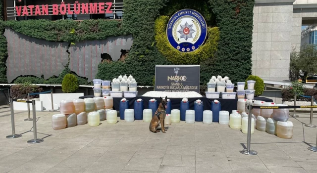 İstanbul’da 1 ton 317 kilogram metamfetamin ele geçirildi