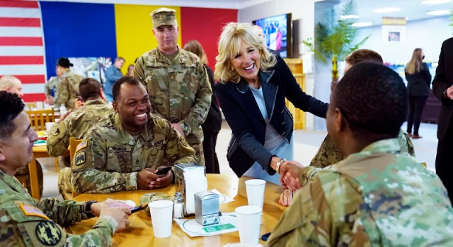 Jill Biden'dan Ukrayna'ya ziyaret