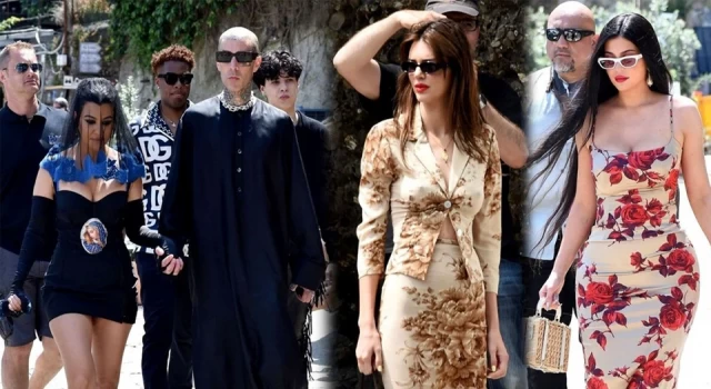 Kourtney Kardashian ve Travis Barker'ın İtalyan düğününden yansıyanlar