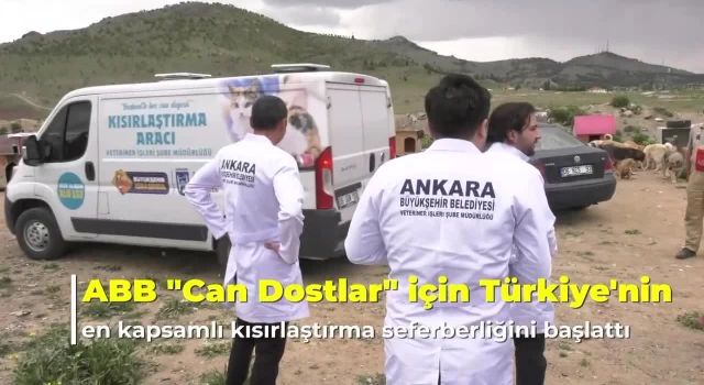 Mansur Yavaş: “Can dostlarımız için Türkiye’nin en kapsamlı kısırlaştırma seferberliğini başlattık“