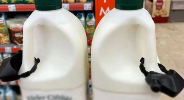 Marketlerde süte de alarm takıldı