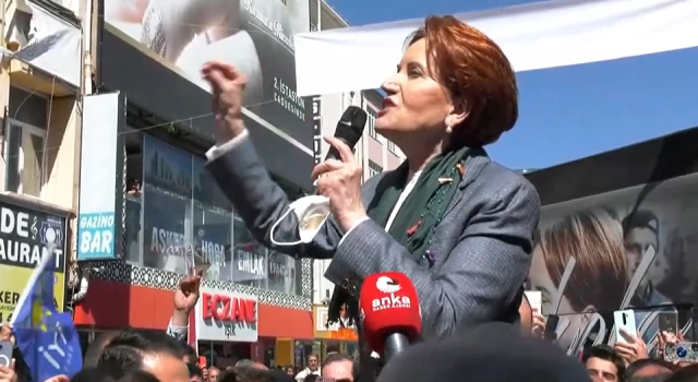 Meral Akşener'den Karaman'da sert ifadeler