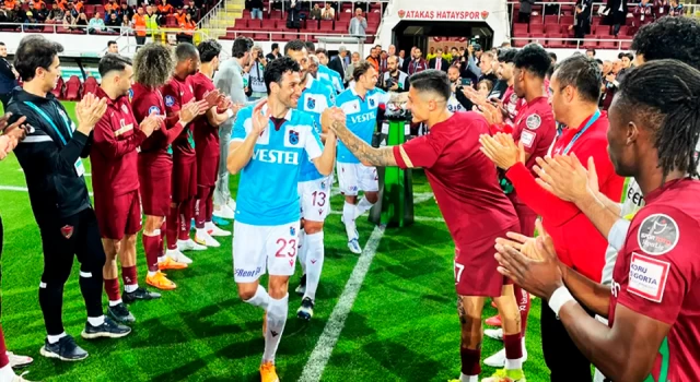 Şampiyon Trabzonspor, Hatayspor ile berabere kaldı