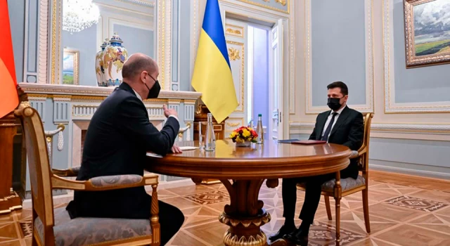 Ukrayna Lideri Zelenski'den, Alman Şansölye Scholz'a Kiev daveti