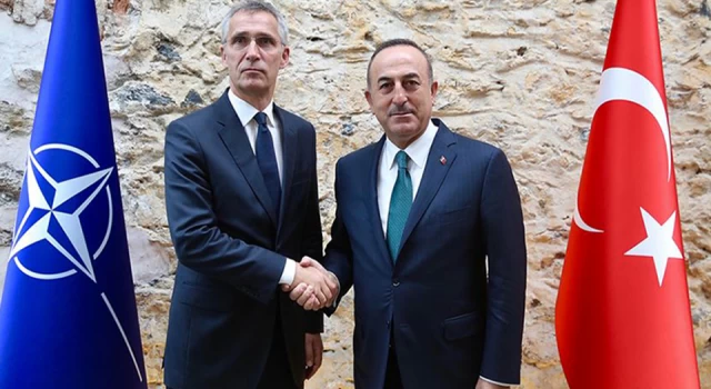 Dışişleri Bakanı Çavuşoğlu, NATO Genel Sekreteri Stoltenberg ile görüşme gerçekleştirdi